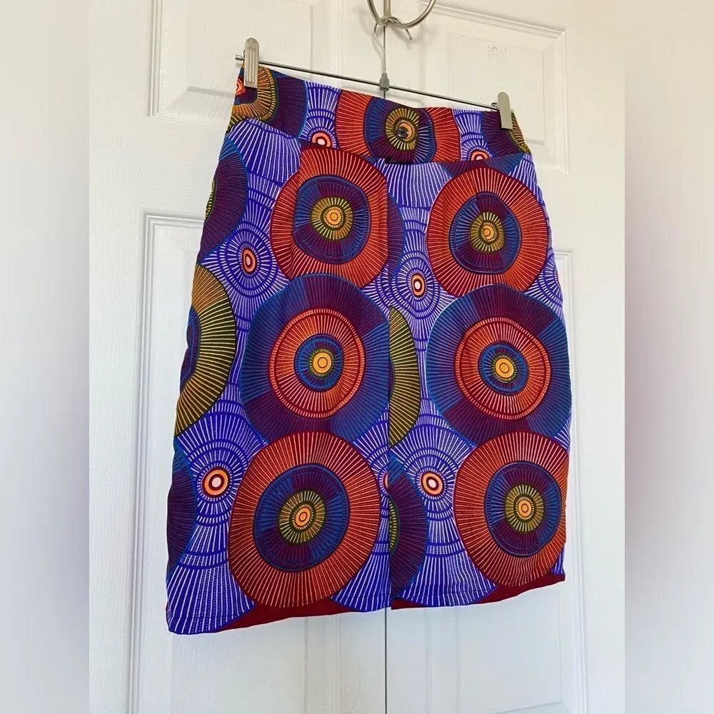Bohemian Batik Patterned Skirt